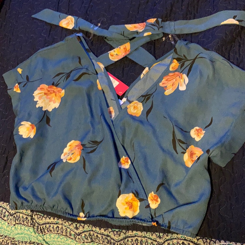 cute floral blouse